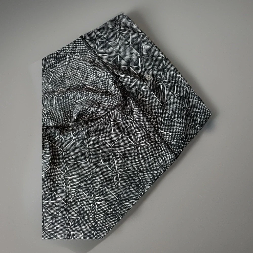 Lululemon Wunder Under 6 Luon Jacquard High‎ Rise Leggings Black White 25